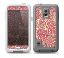 The Yellow and Pink Paisley Floral Skin Samsung Galaxy S5 frē LifeProof Case