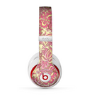 The Yellow and Pink Paisley Floral Skin for the Beats by Dre Studio (2013+ Version) Headphones