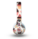 The Yummy Subtle Cupcake Pattern Skin for the Beats by Dre Mixr Headphones