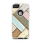 The Zigzag Vintage Wood Planks Apple iPhone 5-5s Otterbox Commuter Case Skin Set