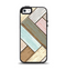 The Zigzag Vintage Wood Planks Apple iPhone 5-5s Otterbox Symmetry Case Skin Set