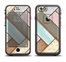 The Zigzag Vintage Wood Planks Apple iPhone 6/6s LifeProof Fre Case Skin Set