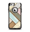 The Zigzag Vintage Wood Planks Apple iPhone 6 Otterbox Commuter Case Skin Set