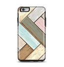 The Zigzag Vintage Wood Planks Apple iPhone 6 Plus Otterbox Symmetry Case Skin Set