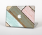 The Zigzag Vintage Wood Planks Skin Set for the Apple MacBook Pro 15" with Retina Display