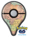 The Zoomed In Africa Map  Pokémon GO Plus Vinyl Protective Decal Skin Kit
