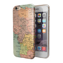 The Zoomed In Africa Map iPhone 6/6s or 6/6s Plus 2-Piece Hybrid INK-Fuzed Case