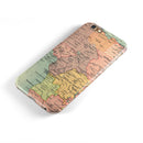 The Zoomed In Africa Map iPhone 6/6s or 6/6s Plus 2-Piece Hybrid INK-Fuzed Case