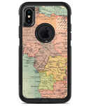 The Zoomed In Africa Map  2 - iPhone X OtterBox Case & Skin Kits