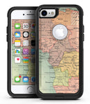 The Zoomed In Africa Map  - iPhone 7 or 7 Plus Commuter Case Skin Kit