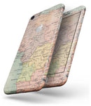 The Zoomed In Africa Map  - Skin-kit for the iPhone 8 or 8 Plus