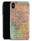 The Zoomed In Africa Map  - iPhone X Clipit Case