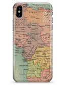 The Zoomed In Africa Map  - iPhone X Clipit Case
