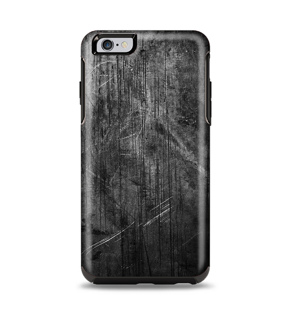 The Grunge Scratched Metal Apple iPhone 6 Plus Otterbox Symmetry Case Skin Set