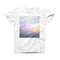 The unfocused Multicolor Glowing Orbs of Light ink-Fuzed Front Spot Graphic Unisex Soft-Fitted Tee Shirt