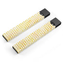 The yellow Grunge Micro Triangles  - Premium Decal Protective Skin-Wrap Sticker compatible with the Juul Labs vaping device