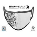 There Is Always Something To Be GrateFul For - Made in USA Mouth Cover Unisex Anti-Dust Cotton Blend Reusable & Washable Face Mask with Adjustable Sizing for Adult or Child