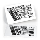 Theres Always Time For A Glass Of Wine - Premium Protective Decal Skin-Kit for the Apple Credit Card