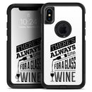 Theres Always Time For A Glass Of Wine - Skin Kit for the iPhone OtterBox Cases