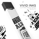Theres Always Time For A Glass Of Wine - Premium Decal Protective Skin-Wrap Sticker compatible with the Juul Labs vaping device