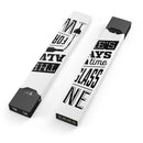Theres Always Time For A Glass Of Wine - Premium Decal Protective Skin-Wrap Sticker compatible with the Juul Labs vaping device