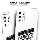 Theres Always Time For A Glass Of Wine - Premium Vinyl Skin Decal for Samsung Galaxy S25 Ultra, S24, S23, S22 & All Galaxy S Models