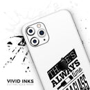 Theres Always Time For A Glass Of Wine - Protective Skin Wrap & Decal – Compatible with iPhone SE to iPhone 17 Pro Max (All Models)