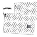 Thin Slate Black Zig Zags - Premium Protective Decal Skin-Kit for the Apple Credit Card