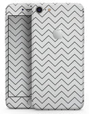 Thin Slate Black Zig Zags - Skin-kit for the iPhone 8 or 8 Plus