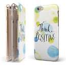 Think Positive iPhone 6/6s or 6/6s Plus 2-Piece Hybrid INK-Fuzed Case