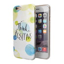 Think Positive iPhone 6/6s or 6/6s Plus 2-Piece Hybrid INK-Fuzed Case