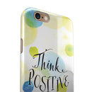 Think Positive iPhone 6/6s or 6/6s Plus 2-Piece Hybrid INK-Fuzed Case