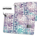 Tie-Dyed Aztec Elephant Pattern V2 - Premium Protective Decal Skin-Kit for the Apple Credit Card