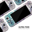 Tie-Dyed Aztec Elephant Pattern V2 // Skin Decal Wrap Kit for Nintendo Switch Console & Dock, Joy-Cons, Pro Controller, Lite, 3DS XL, 2DS XL, DSi, or Wii - Vinyl Skin Wrap for Nintendo Switch 2, OLED, Lite, Pro Controller, Wii & Classic Handhelds