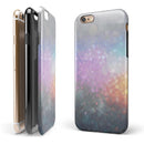 Tie Dye Unfocused Glowing Orbs of Light iPhone 6/6s or 6/6s Plus 2-Piece Hybrid INK-Fuzed Case