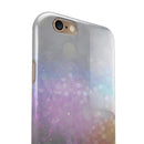Tie Dye Unfocused Glowing Orbs of Light iPhone 6/6s or 6/6s Plus 2-Piece Hybrid INK-Fuzed Case