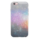 Tie Dye Unfocused Glowing Orbs of Light iPhone 6/6s or 6/6s Plus 2-Piece Hybrid INK-Fuzed Case