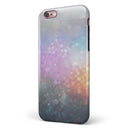 Tie Dye Unfocused Glowing Orbs of Light iPhone 6/6s or 6/6s Plus 2-Piece Hybrid INK-Fuzed Case