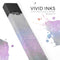 Tie Dye Unfocused Glowing Orbs of Light - Premium Decal Protective Skin-Wrap Sticker compatible with the Juul Labs vaping device