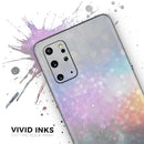 Tie Dye Unfocused Glowing Orbs of Light - Premium Vinyl Skin Decal for Samsung Galaxy S25 Ultra, S24, S23, S22 & All Galaxy S Models