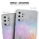 Tie Dye Unfocused Glowing Orbs of Light - Premium Vinyl Skin Decal for Samsung Galaxy S25 Ultra, S24, S23, S22 & All Galaxy S Models