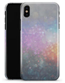 Tie Dye Unfocused Glowing Orbs of Light - iPhone X Clipit Case