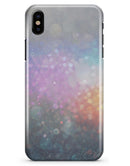 Tie Dye Unfocused Glowing Orbs of Light - iPhone X Clipit Case