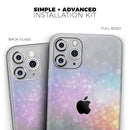 Tie Dye Unfocused Glowing Orbs of Light - Protective Skin Wrap & Decal – Compatible with iPhone SE to iPhone 17 Pro Max (All Models)