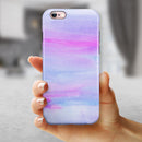 Tie Dyed Absorbed Watercolor Texture iPhone 6/6s or 6/6s Plus 2-Piece Hybrid INK-Fuzed Case