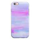 Tie Dyed Absorbed Watercolor Texture iPhone 6/6s or 6/6s Plus 2-Piece Hybrid INK-Fuzed Case