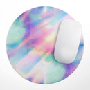 Tie Dyed Bright Texture// WaterProof Rubber Foam Backed Anti-Slip Mouse Pad for Home Work Office or Gaming Computer Desk