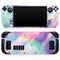 Tie Dyed Bright Texture // Full Body Skin Decal Wrap Kit for the Steam Deck handheld gaming computer