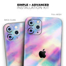 Tie Dyed Bright Texture - Protective Skin Wrap & Decal – Compatible with iPhone SE to iPhone 17 Pro Max (All Models)