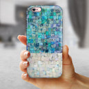Tiled Paint iPhone 6/6s or 6/6s Plus 2-Piece Hybrid INK-Fuzed Case